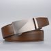 Unisex High-grade business casual automatic buckle belt men's two-layer cowhide leather belt_viptrois.com