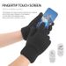 Men's double thick knit wool gloves Winter warm and fleece riding cold touch screen gloves_viptrois.com