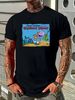 Squiddly Diddly T Shirt Soft Versatile Summer Homme Streetwear Designer Clothes Unisex Slightly Breathable Stretched Fashion Comfortable Graphic_viptrois.com