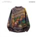 Autumn Winter Hong Kong Style Craft 3D Printed Knitted Jacket Large Size Loose Fit Sweater Men's Pants_viptrois.com