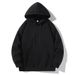 Retro Street Style Solid Color Hooded Sweatshirt For Men And Women, Winter Fleece-lined, Thick, Loose-fitting, Couple's_viptrois.com