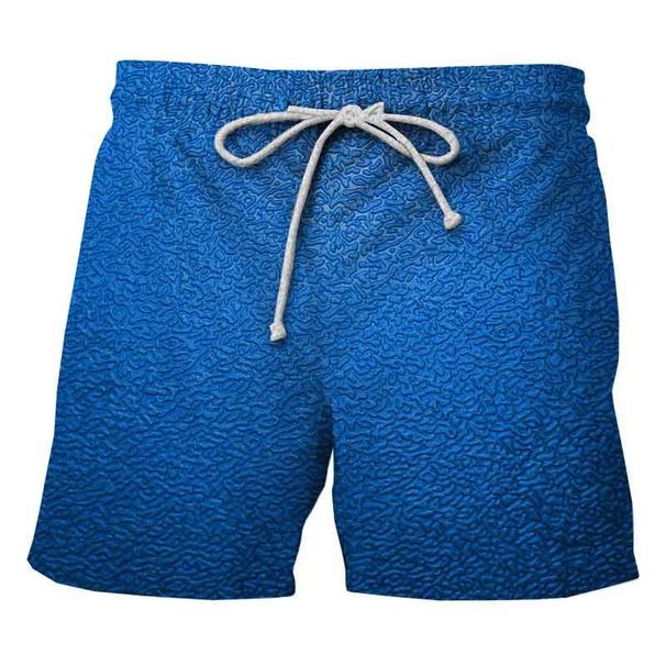 2023 new cross-border solid color stripes 3d digital printing beach pants men's casual temperament men's shorts wholesale_viptrois.com