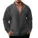 "Men's Fleece Zip-Up Hoodie – Oversized Fit With Cozy Lining (Polyester, 8 Colors)"_viptrois.com