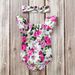 Children's clohing girl rose woven coon sleeveless jumpsui baby floral small flying sleeve climbing sui headwear_viptrois.com