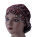 Double Layer Embroidered Fishtail Headscarf Hat – Elegant Lace Cover For Women (White Hair Friendly Design)_viptrois.com