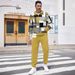 2025 New Cross-border Autumn And Winter Hot Sale European And American Men's Casual Suit Long-sleeved Jacquard Line Diagram 3D Pattern Suit_viptrois.com