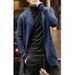 Cross-Border European And American Fashion Men's Clothing Wish Long Sleeve Mixed Color Knitted Pocket Cardigan_viptrois.com