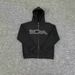 Men's Embroidered Logo Zip-Up Hoodie – Streetwear Cotton Fleece Pullover (S-XL)_viptrois.com