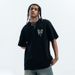 Summer New American Trendy Brand Bow Street Style Loose Short Sleeve T-Shirt For Men_viptrois.com