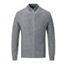 Long Zipper Knitted Cardigan Cross-Border Autumn Winter Hot-Selling Men's Casual Versatile Korean Style Half Turtleneck_viptrois.com