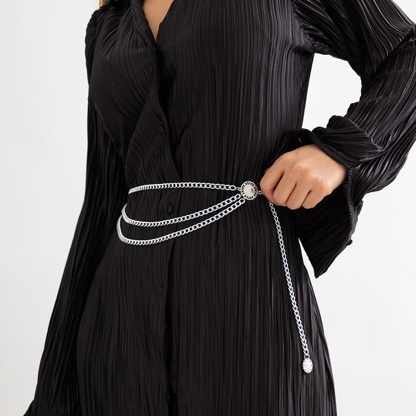 Unisex Alloy multi-layer exaggerated body chain women's trend Queen head retro street photo belt chain_viptrois.com