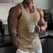 Men's Performance Workout Tank Top – Moisture-Wicking & Breathable Gym Vest (Striped & Solid Colors, Sizes M-5xl)_viptrois.com
