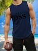 men'sHerren Sportweste Sommer Freizeit Fitnessbekleidung 100 % Polyester Atmungsaktives Schweißabsorbierendes Schnelltrocknendes Shirt_viptrois.com