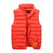 Men's Clothing Vest Stand Collar Cotton Jacket Vest Jacket Down Cotton Vest Waistcoat_viptrois.com