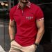 New Men's Polo Shirt Short-sleeved Color Quick Drying T-shirt Shirt Solid Color Patchwork Street Comfortable Men's Polo Shirt Trend_viptrois.com