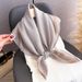 Spring And Summer New Style Scarf For Women, Elegant Gold Thread Silk Versatile 90cm Square Scarf, Headscarf_viptrois.com