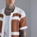 Men's Clothing Summer New Spot Men's Hollow Woolen Shirt Boys Casual Slim Top Fashion Knitted Short Sleeved Shirt_viptrois.com