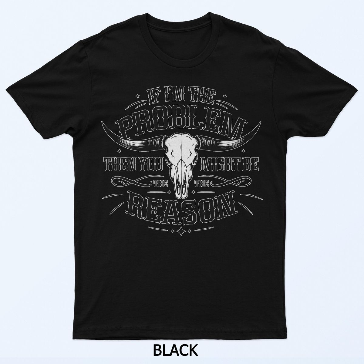 If The Problem Vintage Then You Might Be The Reason Cowgirl T-Shirt Mens Womens Tees Top_viptrois.com