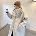 Winter High-end Men's Long Hooded Cow Horn Buttoned Woolen Coat, Loose Woolen Coat, Windbreaker, Fashionable Men's Clothing_viptrois.com