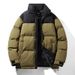 Winter New Cardigan Stand-up Collar Warm And Windproof Loose Bread Clothes Couple Versatile Cotton-padded Clothes_viptrois.com