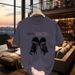 2025 New Fashionable High-end Casual Personalized Creative Printed Pure Cotton T-shirt Short Sleeved Men's Top Trend_viptrois.com