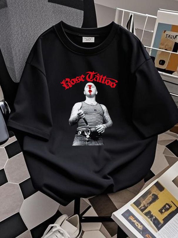 ROSE TATTOO ANGRY ANDERSON T-Shirt For Men Women Tee S To 4XL CB962 Unisex Slightly Soft Designer Clothes Stretched Breathable Streetwear_viptrois.com