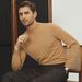 Men's Semi-Turtle Neck Knit Sweater - Soft & Breathable Long Sleeve Pullover For Casual & Business Wear (Camel, Black, Beige, Navy)_viptrois.com