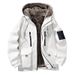 Autumn And Winter New Teen Fleece Thickened Jacket Fashion Hooded Warm Jacket_viptrois.com