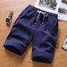 Men's Clothing Men's Pants Summer Cotton And Linen Casual Shorts Youth Foreign Trade Southeast Asia Men's All Match Running Sports Shorts_viptrois.com