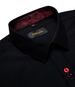 DiBanGu Herren-Hemd, Langärmelig, Schwarz, Einfarbig, Paisley-Farbkontrast, Modisches Hemd Für Herren, Button-Down-Kragen, Herrenbekleidung_viptrois.com