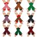 Unisex Knitted gloves with missing fingers anime stripes wearing fingers wrist cuff with false sleeves Thin children's fingers_viptrois.com