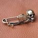 Punk Style Halloween Skull Brooch Dark Gothic Pin Clothing Waist Accessory_viptrois.com