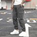 Men's Clothing Men's Sweatpants Straight Multi Pocket Drawstring Sweatpants Men's Casual Sweatpants Men's Summer Thin Workwear Trousers_viptrois.com