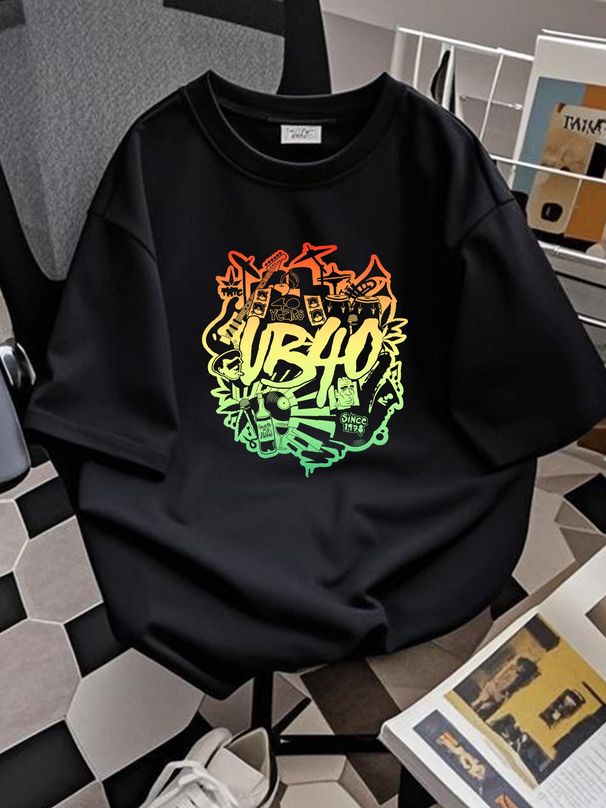Rare UB40 Logo Shirt Hot Unisex S-235XL T-Shirt 1D443 Soft Stylish Streetwear Designer Clothes Top For Everyday Wear Fashion Graphic Homme Summer_viptrois.com