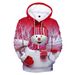 Pure European American Christmas Hooded Sweatshirt For Men 3D Digital Print Casual Long Sleeve Jacket Spring And Autumn_viptrois.com