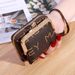 Money Clips New Style Wallet Women's Fashion Wrist Strap Short Coin Purse Large Capacity Coin Clip Bag Multi Card Card Holder Wallet_viptrois.com