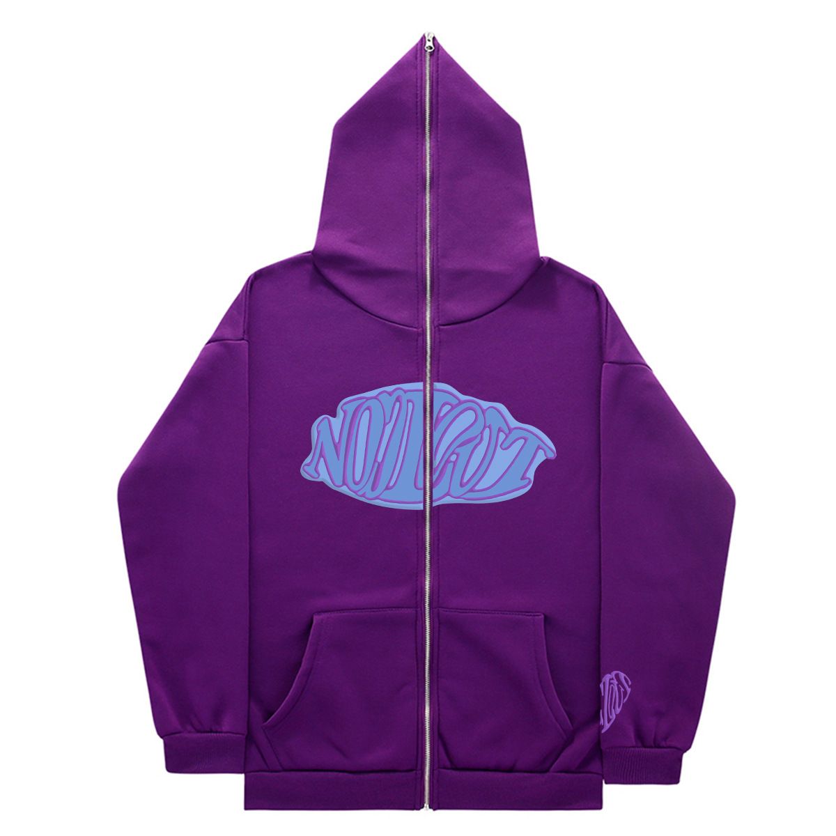 Y2K Zipper Hoodie Harajuku Gothic Style Clothing Letter Men Women Streetwear Sweatshirt Fashion_viptrois.com