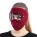 Autumn And Winter Unisex Warm Mask Fleece Riding Windproof High-definition Goggles Anti Fog Mask_viptrois.com