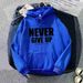 Men's Clothing Women's Winter Hooded Sweatshirt With Letter Print, Fashionable Loose Fit Fleece-Lined Pullover For Casual Wear_viptrois.com