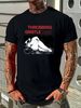 Throbbing Gristle Retro T Shirt Psychic TV New Black Stretched Soft Designer Clothes Homme Slightly Streetwear Breathable Graphic Comfortable_viptrois.com