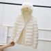 2023 Autumn and Winter New Thin Down Jacket Women Thin Seamless Couple Short Fashion Hooded Jacket Women_viptrois.com