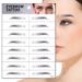 Eyebrow Stencils New 6D Eyebrow Stickers Simulation Eyebrow Water Transfer Lazy Waterproof Makeup Embroidery Eyebrow Tattoo Stickers_viptrois.com