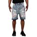 Men's Clothing Men's Cherry Blossom Embroidered Ripped Jeans Slimming Denim Shorts Print Design Fashionable Casual_viptrois.com