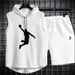 Men's Clothing New Sleeveless Vest Suit Men's Casual Hooded Hooded Suit Hip Hop Men's Sports Suit_viptrois.com