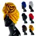 Muslim hat Fashion head cover flower decorative headscarf hat elastic bun hat woman_viptrois.com