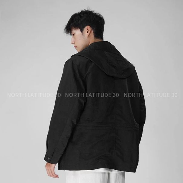 Autumn New Men's Retro Casual Outdoor Trendy Hooded Versatile Jacket Fashion Simple High-end Niche_viptrois.com