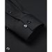 Men's Stretch Semi-Sheer Dress Shirt – 4-Way Elastic Polyester Business Casual Shirt With Breathable Comfort For Office & Evening Wear_viptrois.com