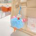 New Arrival Colorful Little Monster Plush Doll Pendant Cute Bow Cartoon Doll Ice Cream Keychain Pendant_viptrois.com