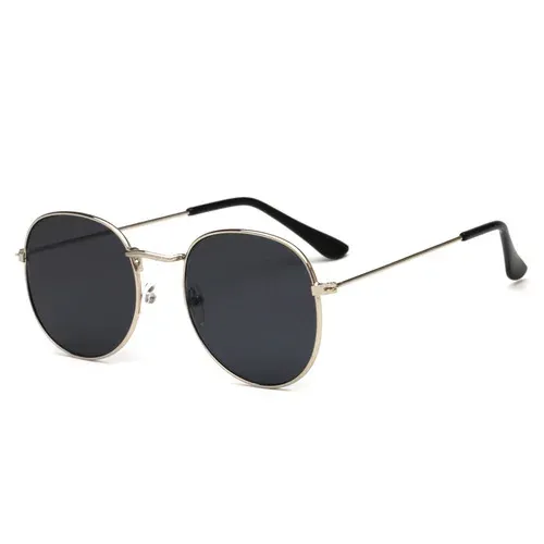 Kleine Retro Runde Sonnenbrille Frau Marke Designer Vintage Sonnenbrille Für Weibliche Brillen Luxus Spiegel Ray Brille Oculos De Sol_viptrois.com
