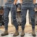 Men's Tactical Cargo Pants – Military-Inspired, Straight-Leg, Multi-Pocket (Black/Grey/Green/Khaki, M-5xl)_viptrois.com